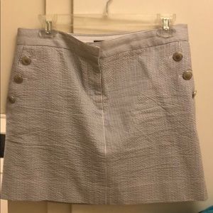 J crew searsucker skirt